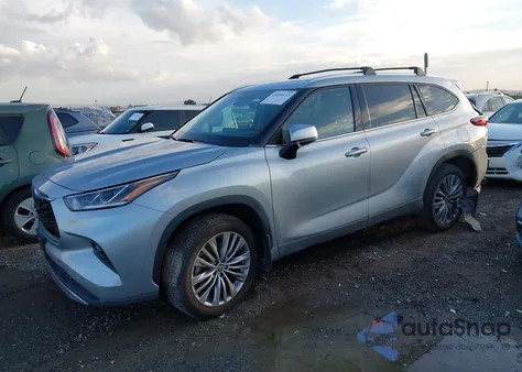 2021 Toyota Highlander Platinum из США, поврежденный, VIN 5TDFZRAHXMS063733
